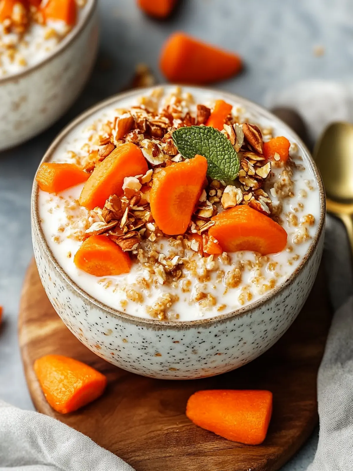 Carrot-Cake Overnight Oats: A Sweet Morning Boost! 5 Carrot-Cake Overnight Oats