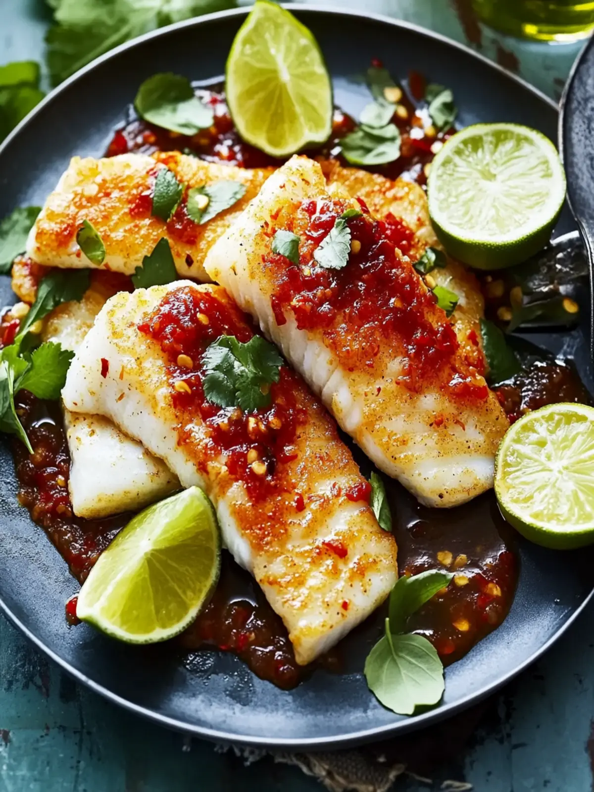 Crispy White Fish Fillets with Tamarind Lime Chilli Sauce Magic 2 Crispy White Fish Fillets with Tamarind Lime and Chilli Sauce