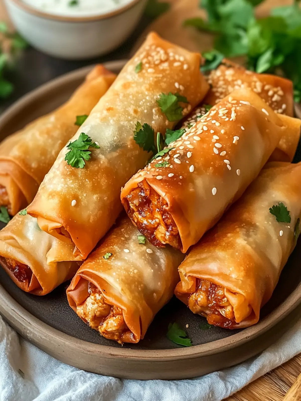 Crispy Msakhan Egg Rolls Made Easy with Rotisserie Chicken 3 Crispy Msakhan Egg Rolls Made Easy with Rotisserie Chicken