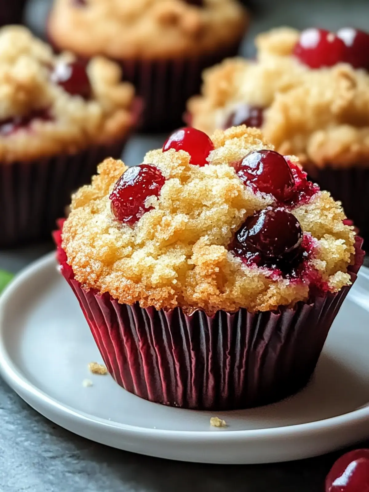 Cherry Cobbler Muffins That Taste Like Warm Summer Bliss! 4 Cherry Cobbler Muffins That Taste Like Warm Summer Bliss