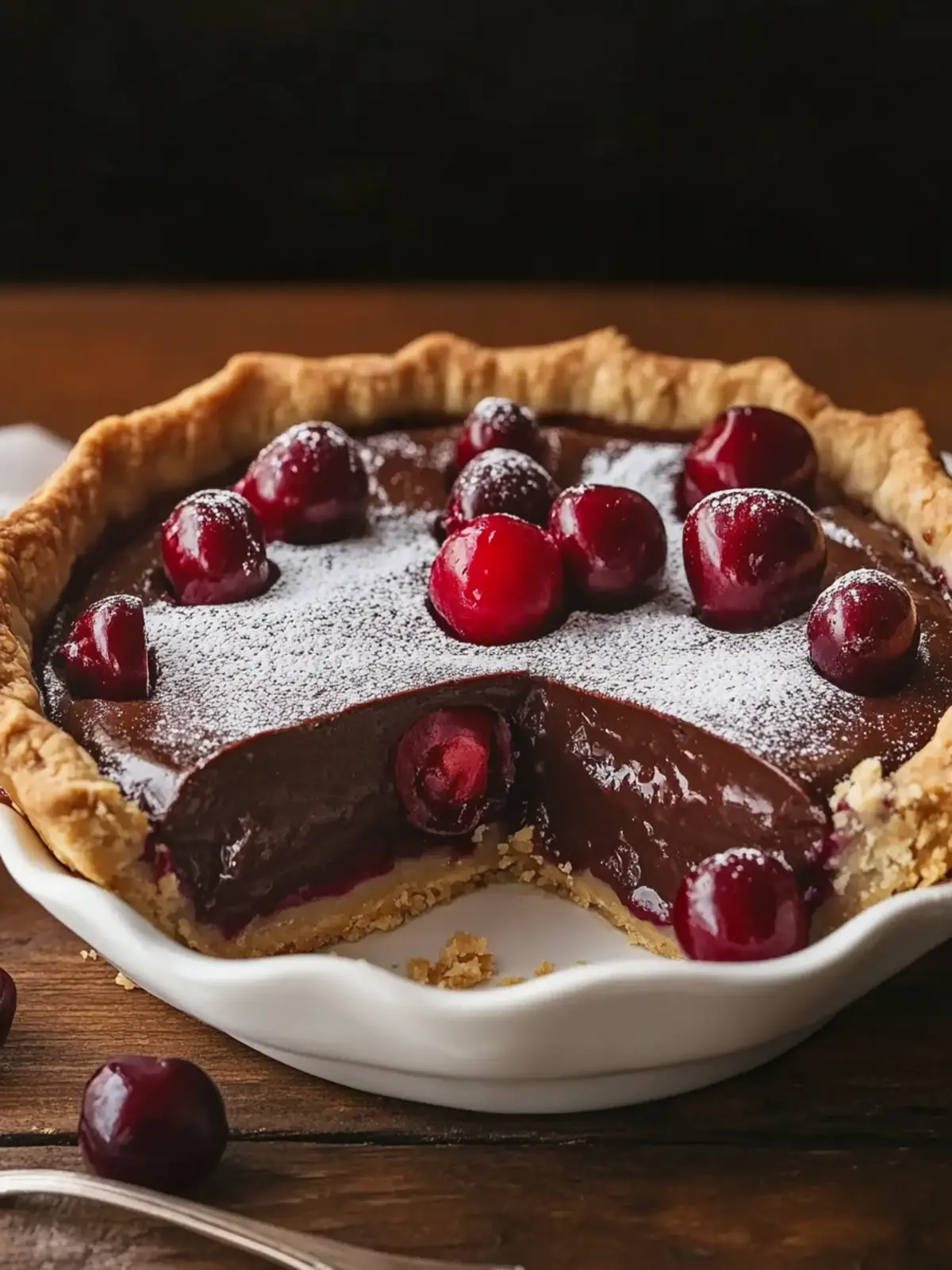 Irresistible Chocolate Cherry Pie with No-Bake Magic 5 Chocolate Cherry Pie