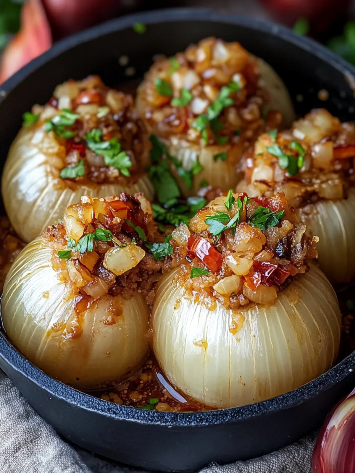 Middle Eastern Stuffed Onions: Vegan Delight You’ll Crave 3 Middle Eastern Stuffed Onions: A Savory Vegan Delight!