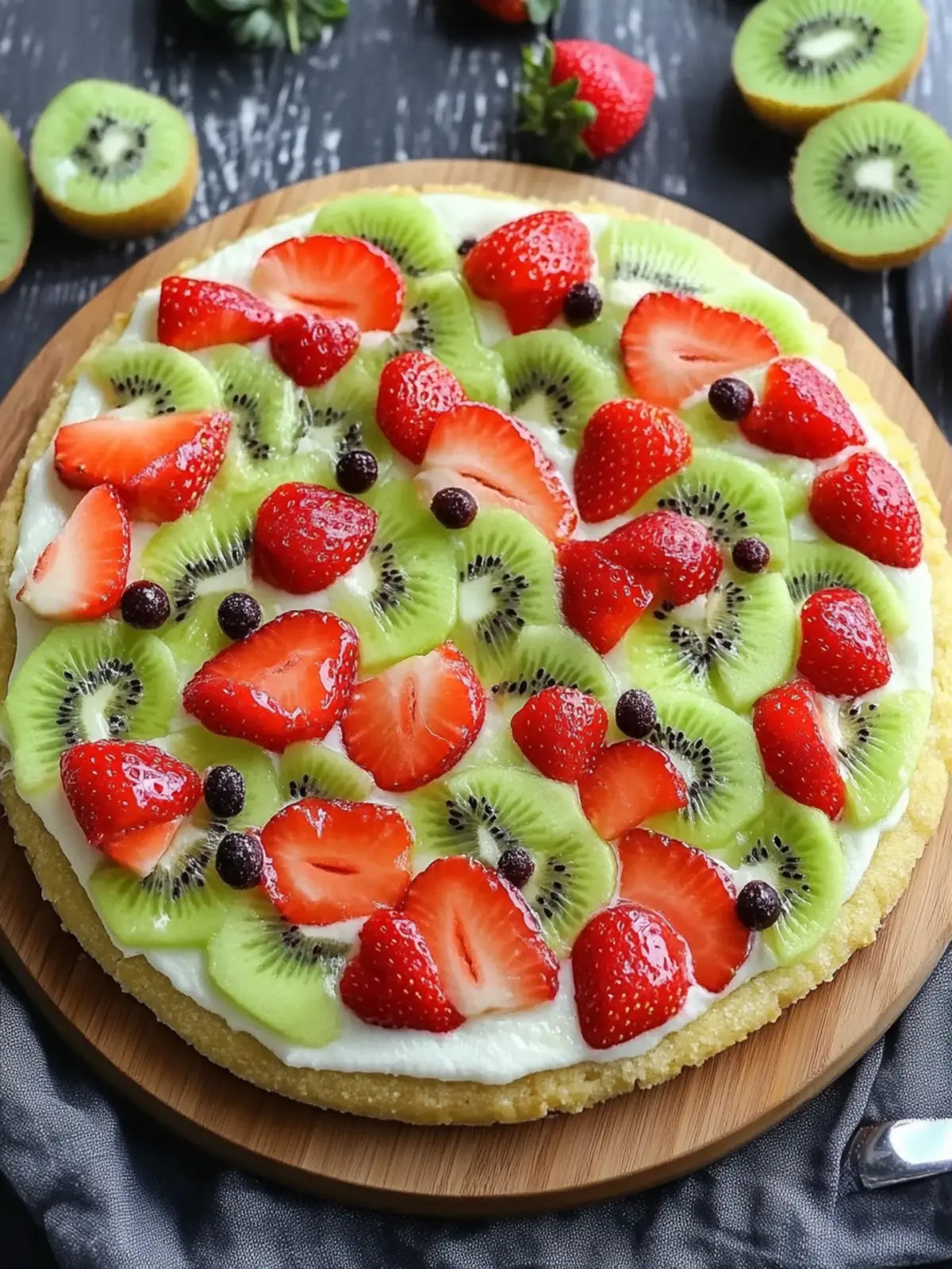 Strawberry Kiwi Fruit Pizza: Your Colorful Summer Delight 5 Strawberry Kiwi Fruit Pizza