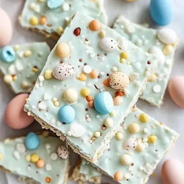 Delicious Robin Egg Easter Bark: Your No-Bake Treat Delight 9 Robin Egg Easter Bark