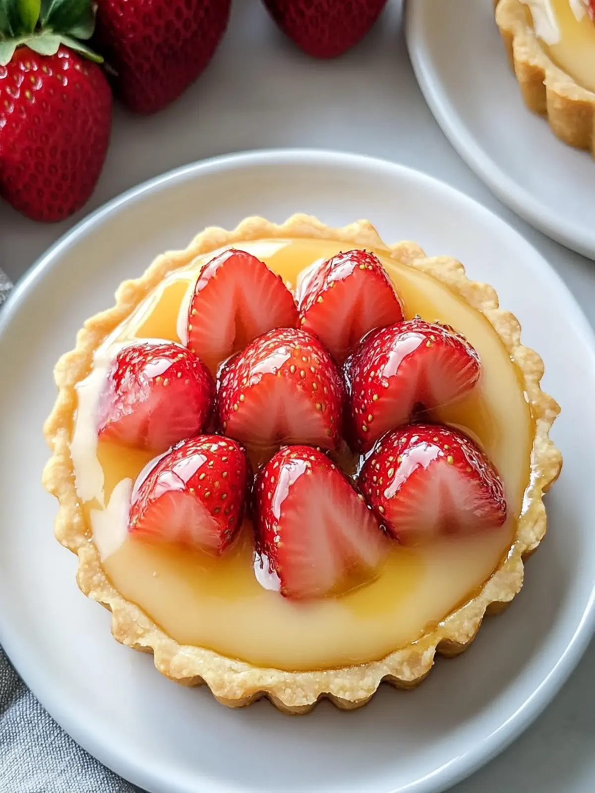 Strawberry Honey Custard Tarts with Zesty Lemon Curd Bliss 3 Strawberry Honey Custard Tarts