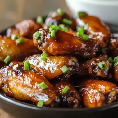 Crispy Oven Baked Chicken Wings with Sweet Honey Garlic Glaze 9 Crispy Oven Baked Chicken Wings with Sweet Honey Garlic Glaze