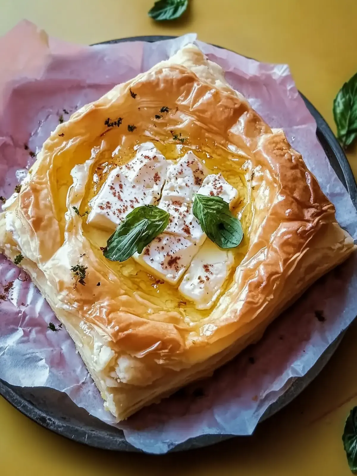 Delicious Greek Placenta Pastry with Feta and Honey Bliss at Home 4 Delicious Greek Placenta Pastry with Feta and Honey Bliss