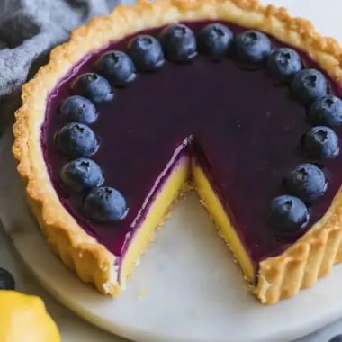 Sweet & Zesty Blueberry-Lemon Curd Tart for Summer Bliss 9 Blueberry–Lemon Curd Tart