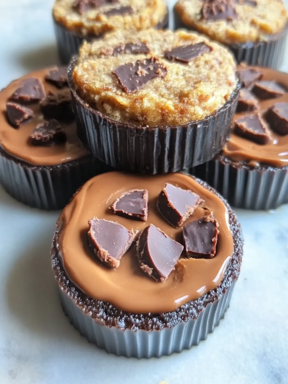 Peanut Butter Cup Stuffed Brookies: 3-Ingredient Delight 5 Peanut Butter Cup Stuffed Brookies