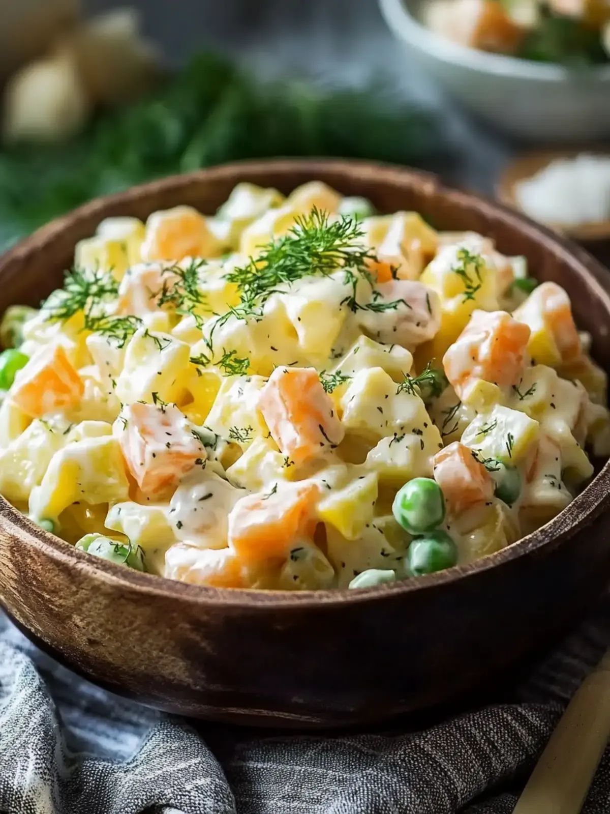 Authentic Russian Salad Olivye: A Comforting Classic Delight 5 Authentic Russian Salad ‘Olivye’