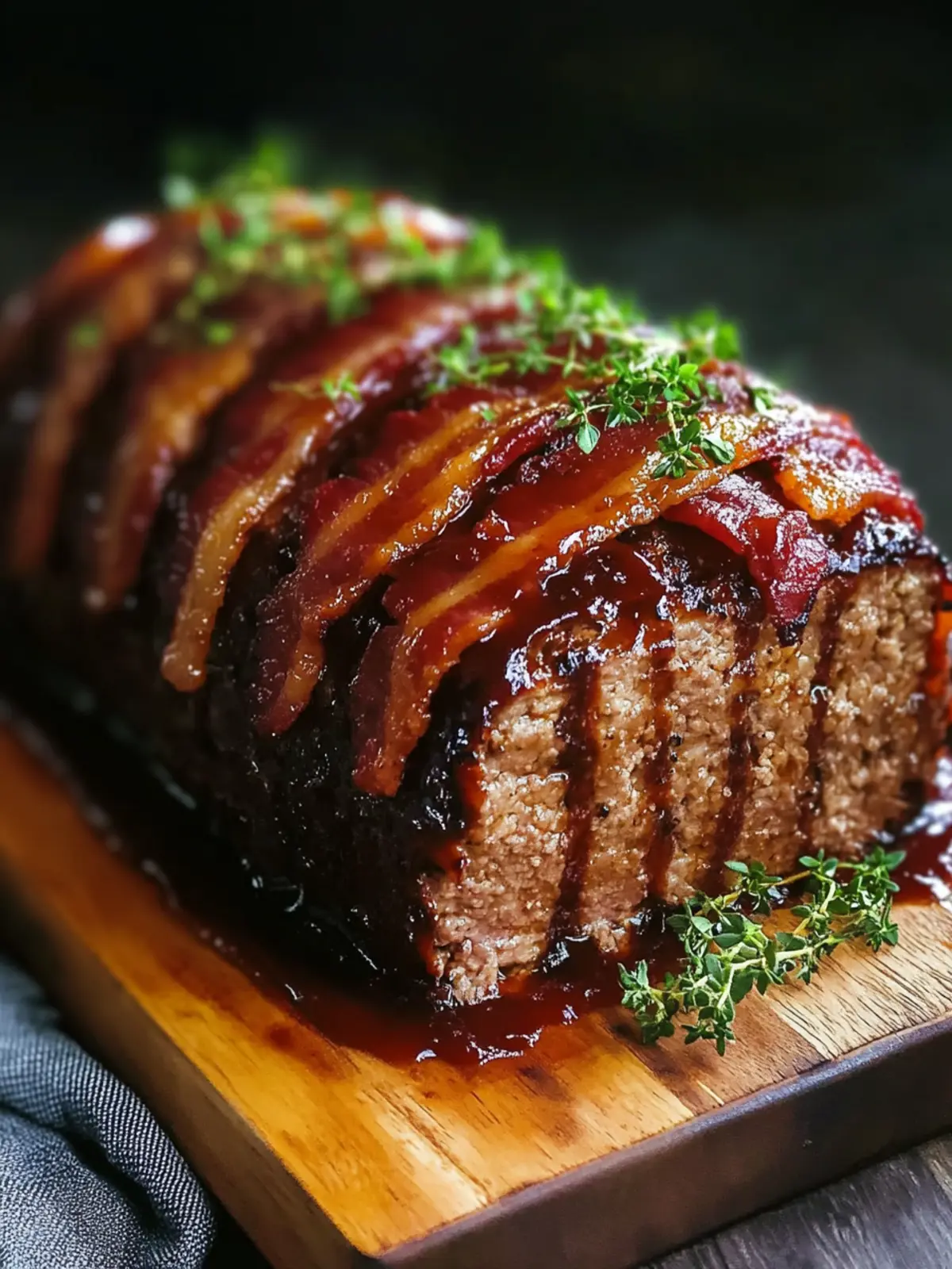 Whiskey BBQ Meatloaf with Bacon Blanket to Impress Your Guests 5 Whiskey BBQ Meatloaf with Bacon Blanket