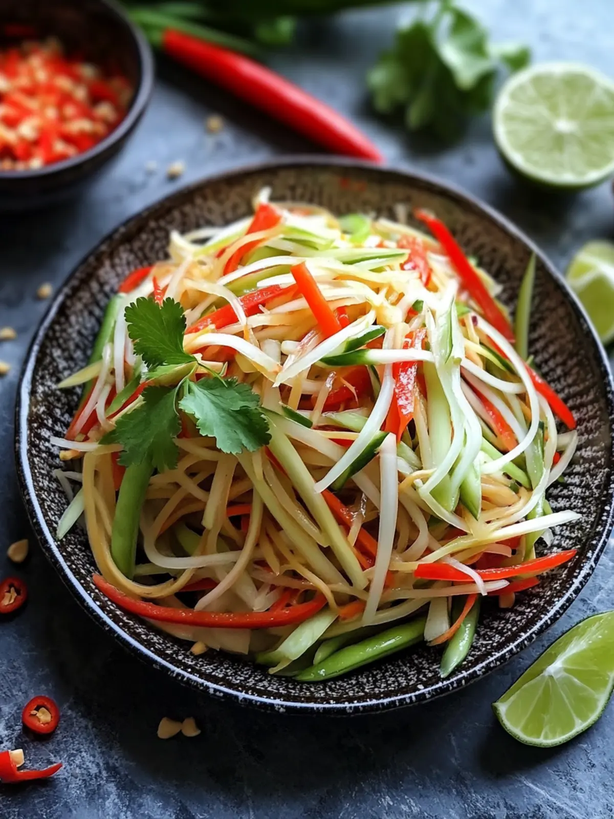 Zesty Lao Papaya Salad: A Quick and Refreshing Treat 4 Lao Papaya Salad