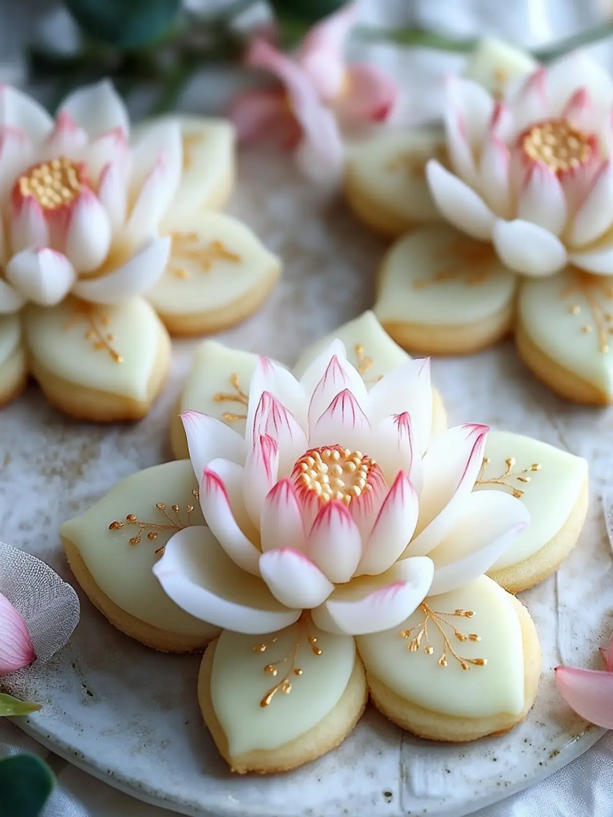 Delightful Lotus Flower Cookies That Brighten Any Gathering 4 Delightful Lotus Flower Cookies