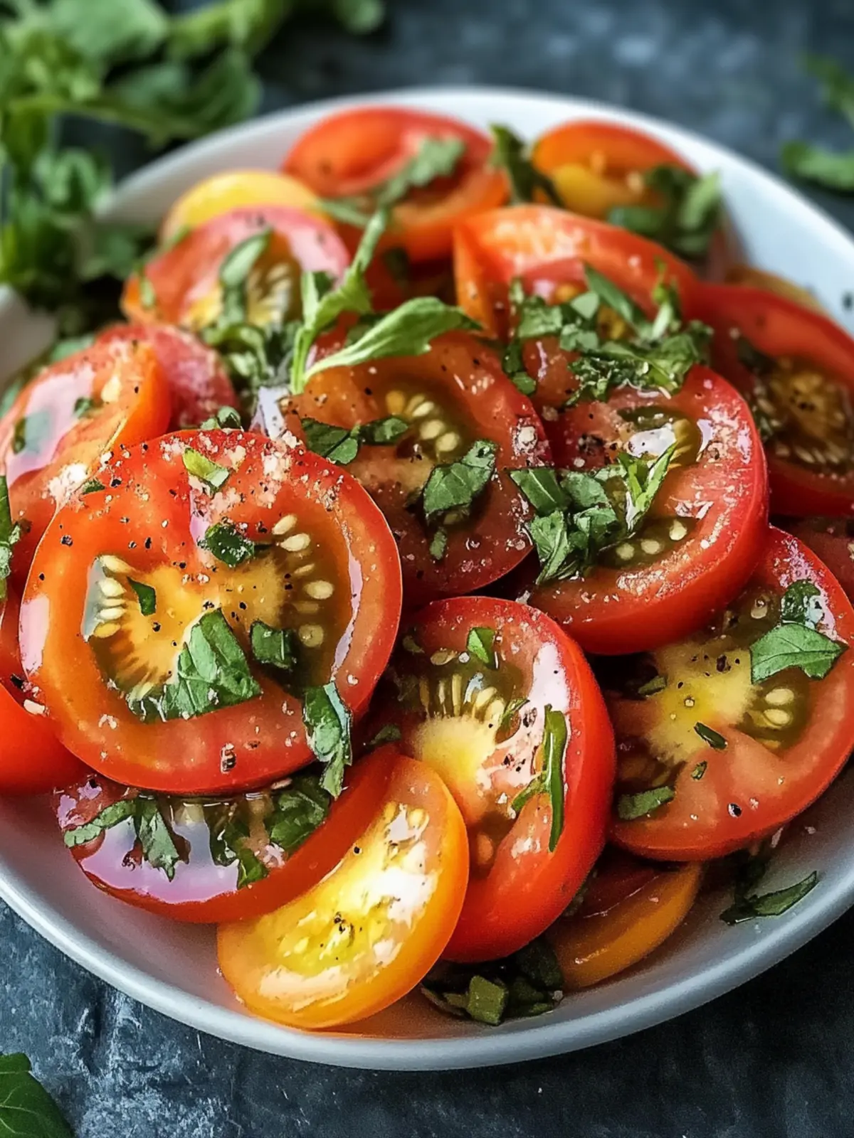 Zesty Egyptian Tomato Salad Bursting with Fresh Herbs Delights 2 Zesty Egyptian Tomato Salad Bursting with Fresh Herbs