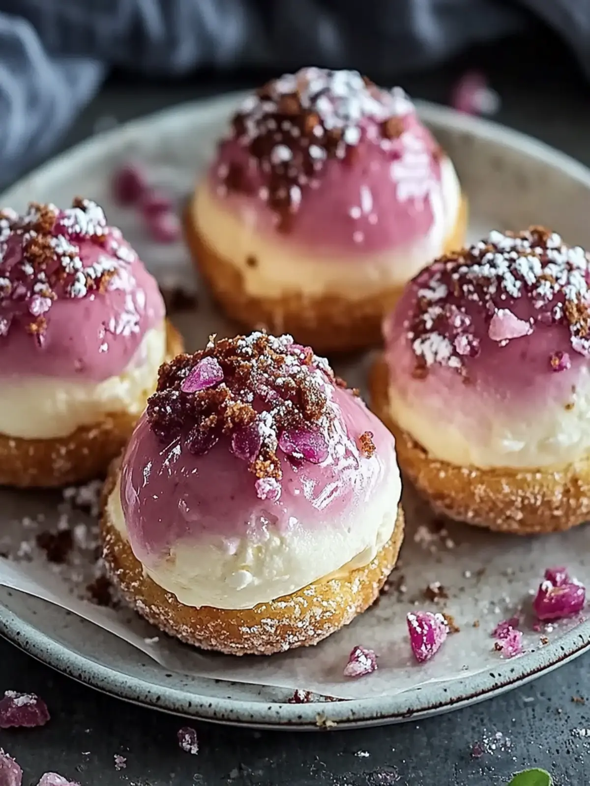 Rhubarb Cheesecake Bombs: Sweet, Tangy Treats You’ll Love 2 Rhubarb Cheesecake Bombs