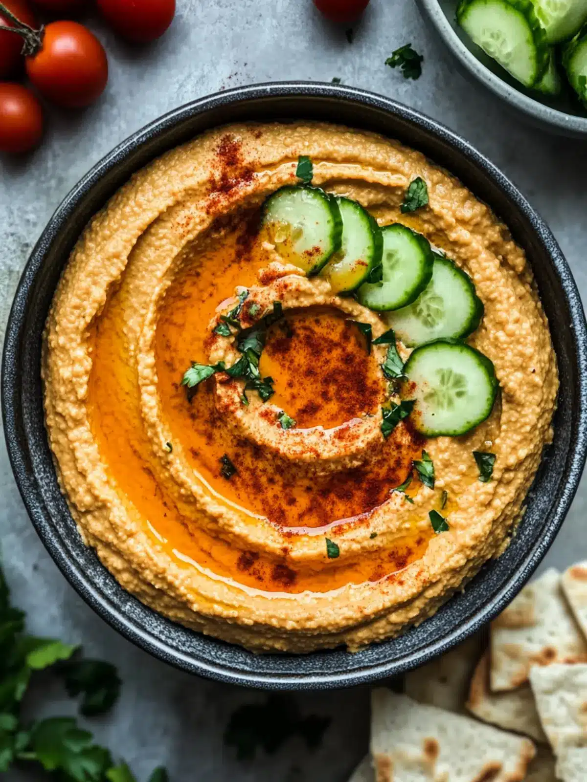 Spicy Harissa Pepper Hummus: A Flavorful Twist on Tradition 4 Spicy Harissa Pepper Hummus