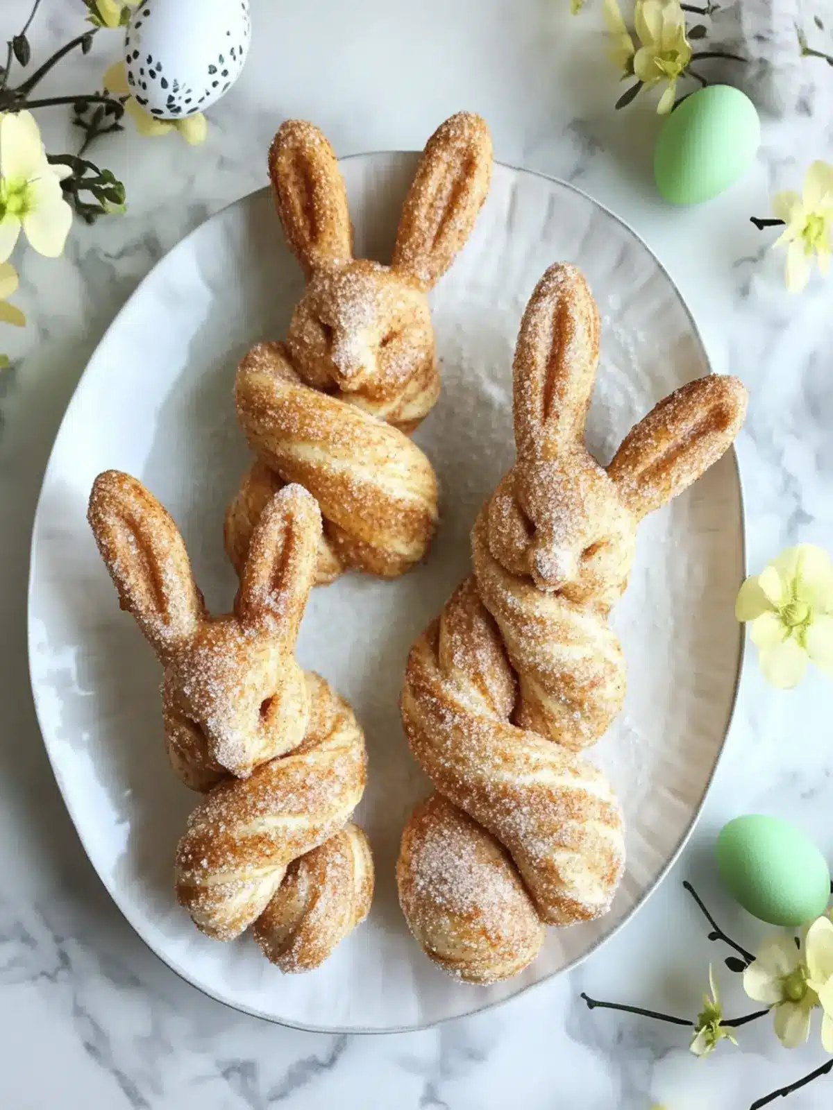 Cinnamon Sugar Easter Bunny Twists for Festive Family Fun 3 Cinnamon Sugar Easter Bunny Twists