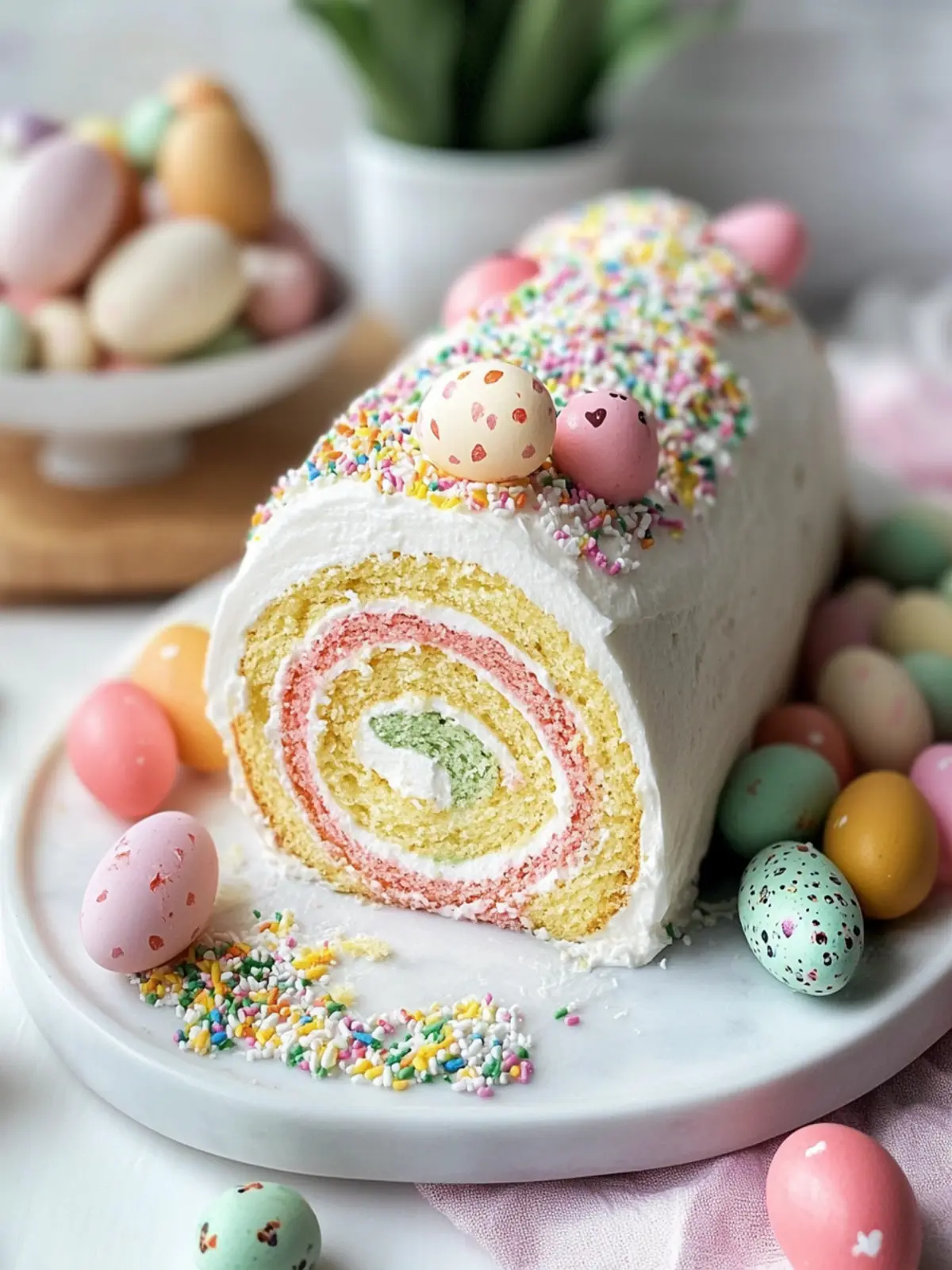 Easter Cake Roll: A Scrumptious Spring Delight to Impress! 4 Easter Cake Roll