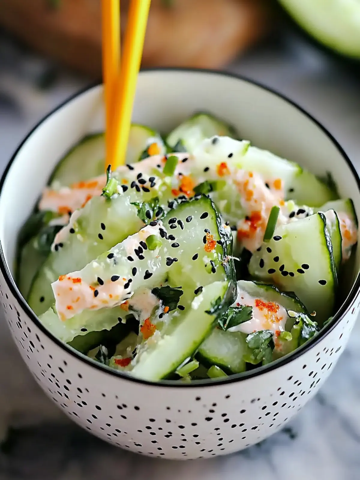 Sushi Cucumber Salad: Refreshing Crunch in Just 10 Minutes 3 Sushi Cucumber Salad