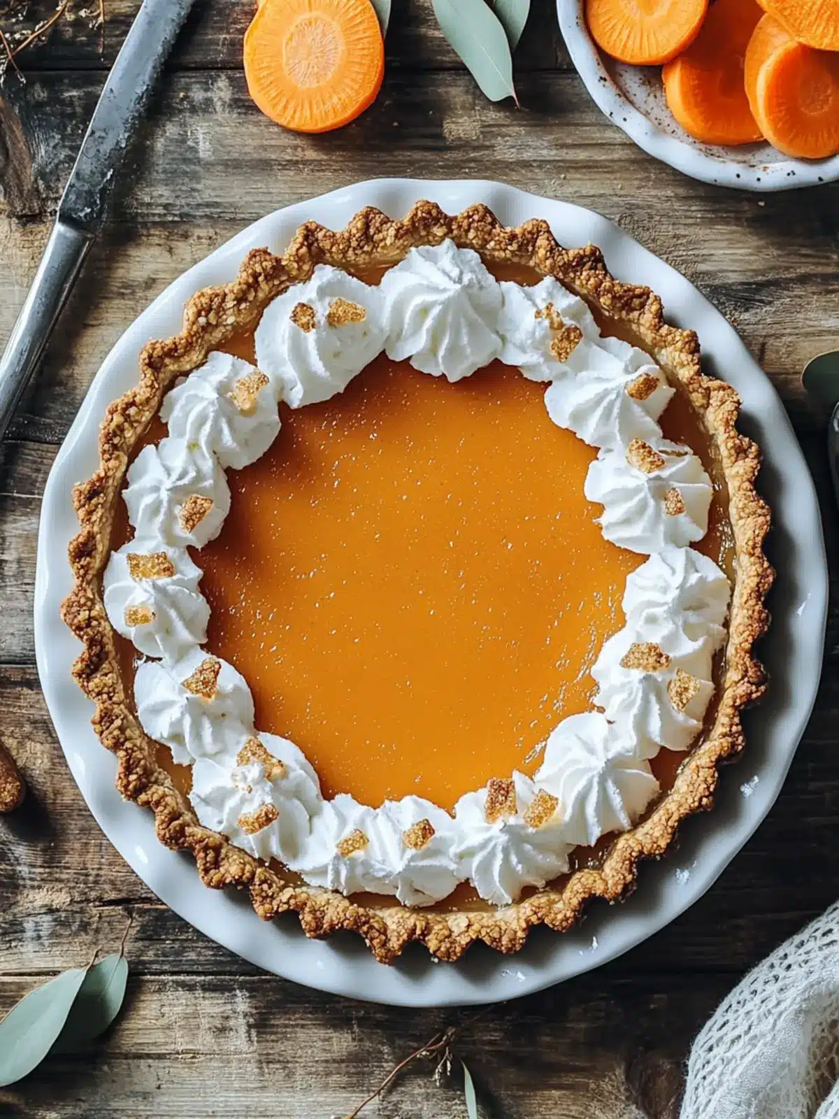 Honey Carrot Pie with Biscoff Crust: A Sweet Twist You’ll Love 5 Honey Carrot Pie with Biscoff Crust