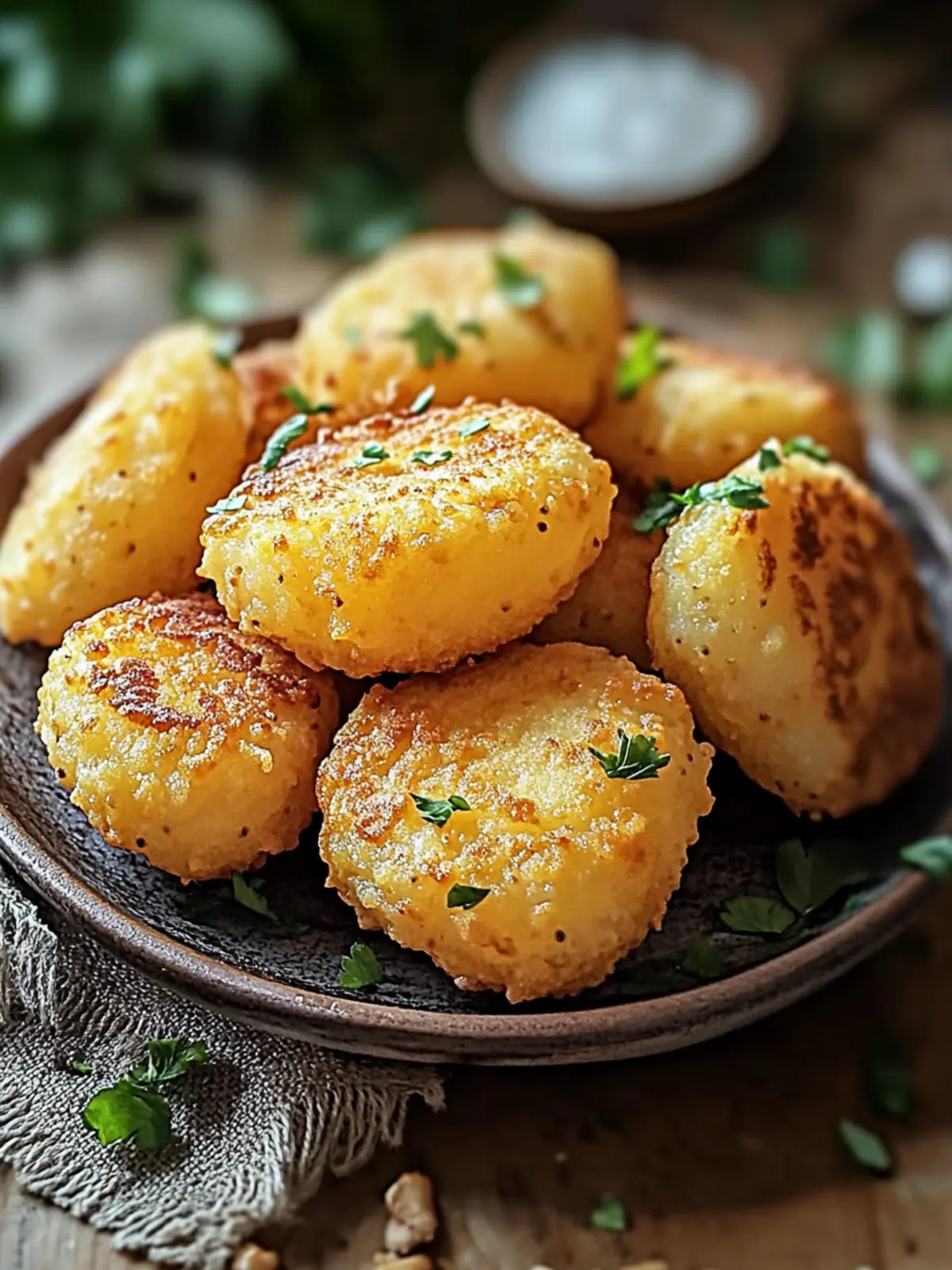 Golden Crunchy Potato Maakoudas: Irresistible Snack Delight 4 Golden Crunchy Potato Maakoudas: A Snack You’ll Adore