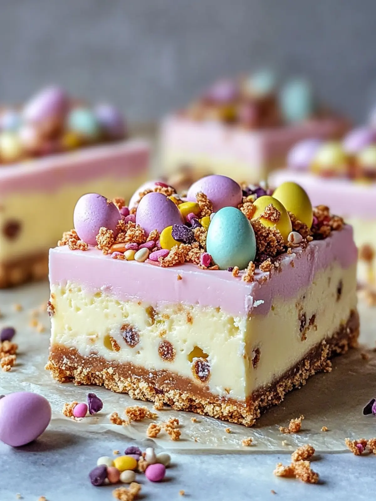 Easter Egg Cheesecake Bars to Sweeten Your Spring Celebrations 5 Easter Egg Cheesecake Bars