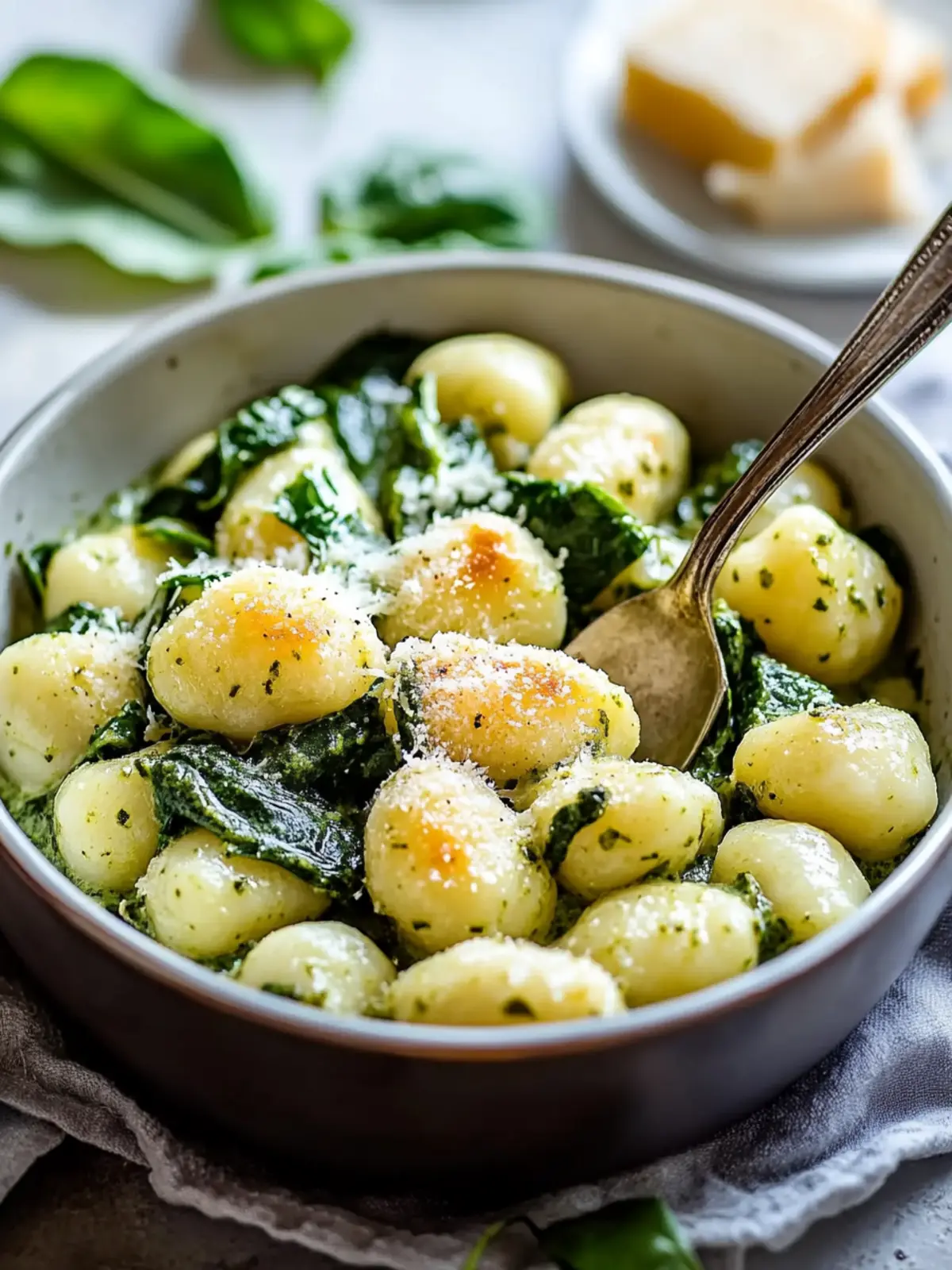 Creamy Pesto Gnocchi with Spinach and Artichokes Made Easy 2 Creamy Pesto Gnocchi with Spinach and Artichokes Made Easy