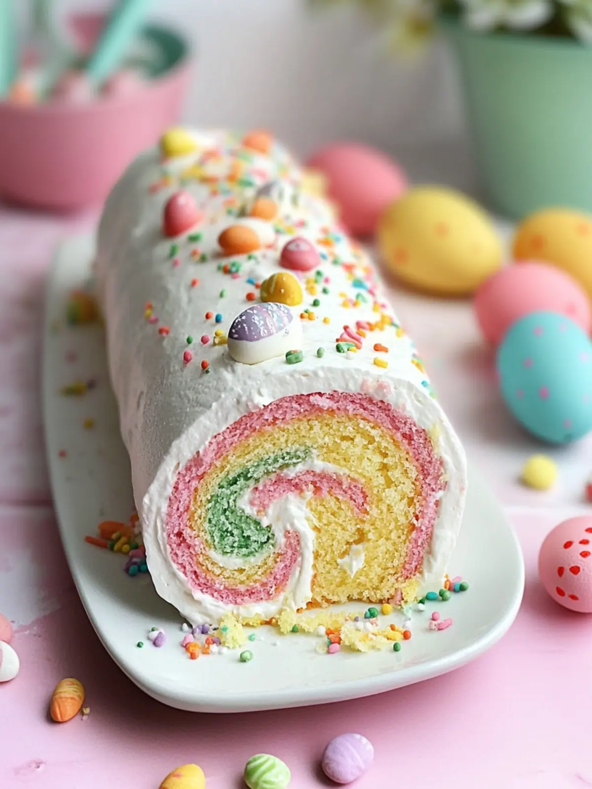 Easter Cake Roll: A Scrumptious Spring Delight to Impress! 2 Easter Cake Roll