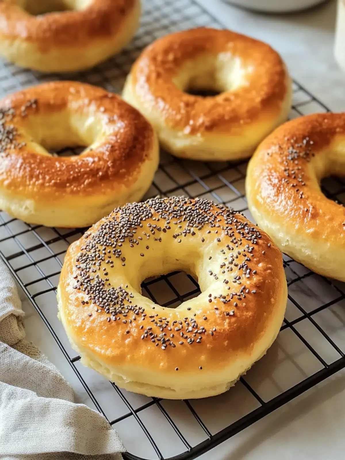 Everything Bagel Protein Bagels for Quick Healthy Mornings 4 Everything Bagel Protein Bagels