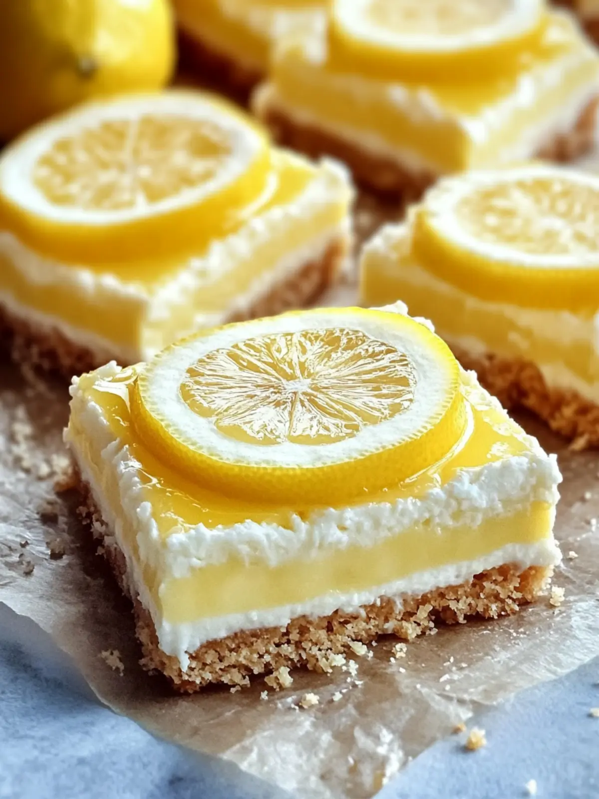 Zesty Lemon Cream Cheese Bars for a Refreshing Treat 4 Lemon Cream Cheese Bars