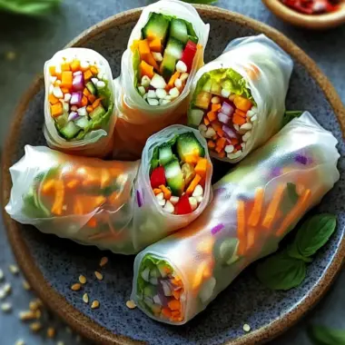 Crispy Veggie Spring Rolls: Your New Favorite Snack Adventure 9 Crispy Veggie Spring Rolls