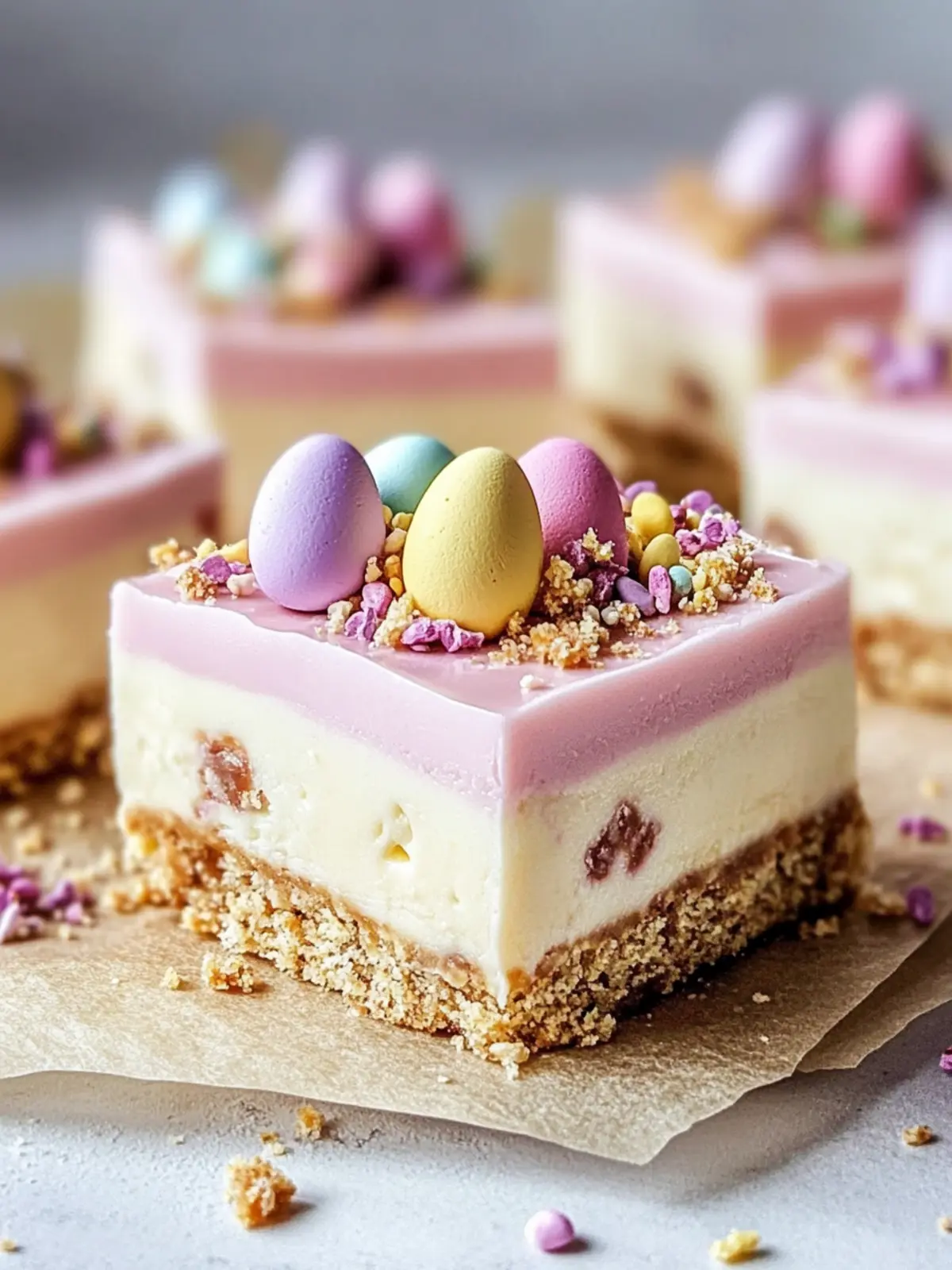 Easter Egg Cheesecake Bars to Sweeten Your Spring Celebrations 2 Easter Egg Cheesecake Bars