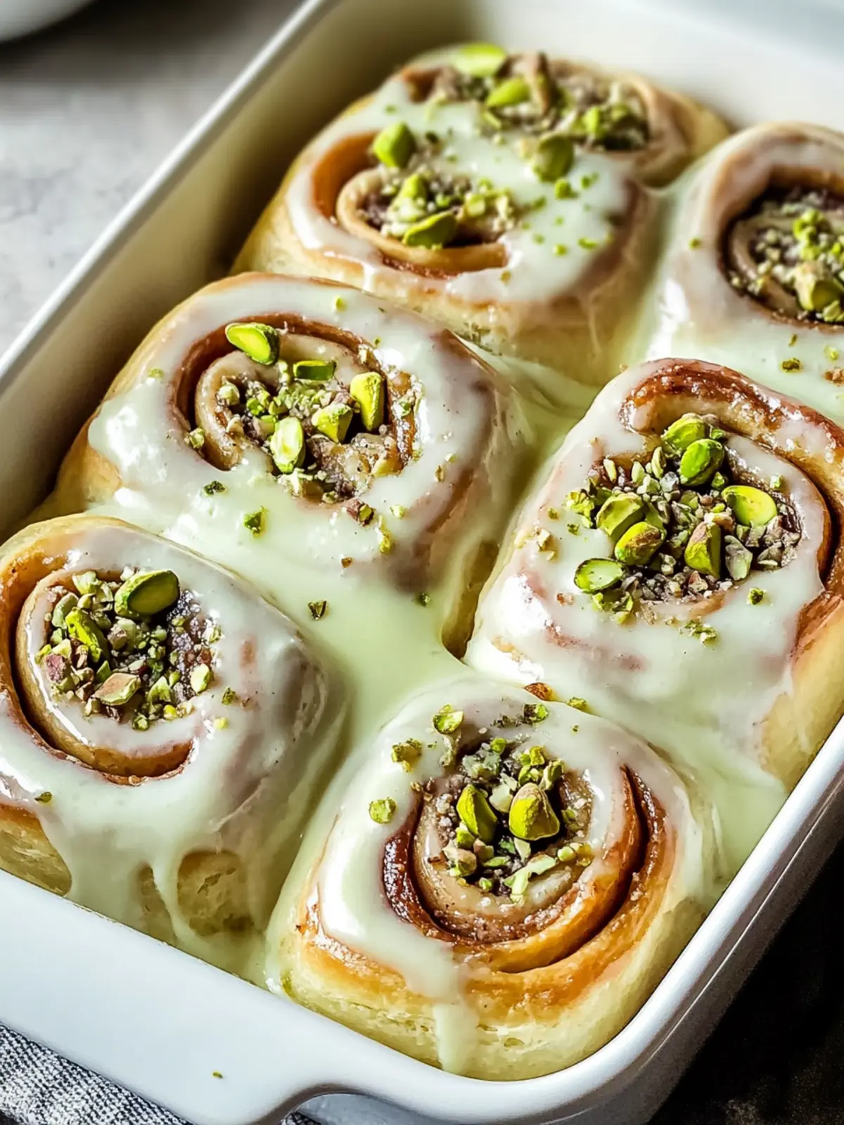 Pistachio Cream Cinnamon Rolls You'll Want for Breakfast Today 4 Pistachio Cream Cinnamon Rolls
