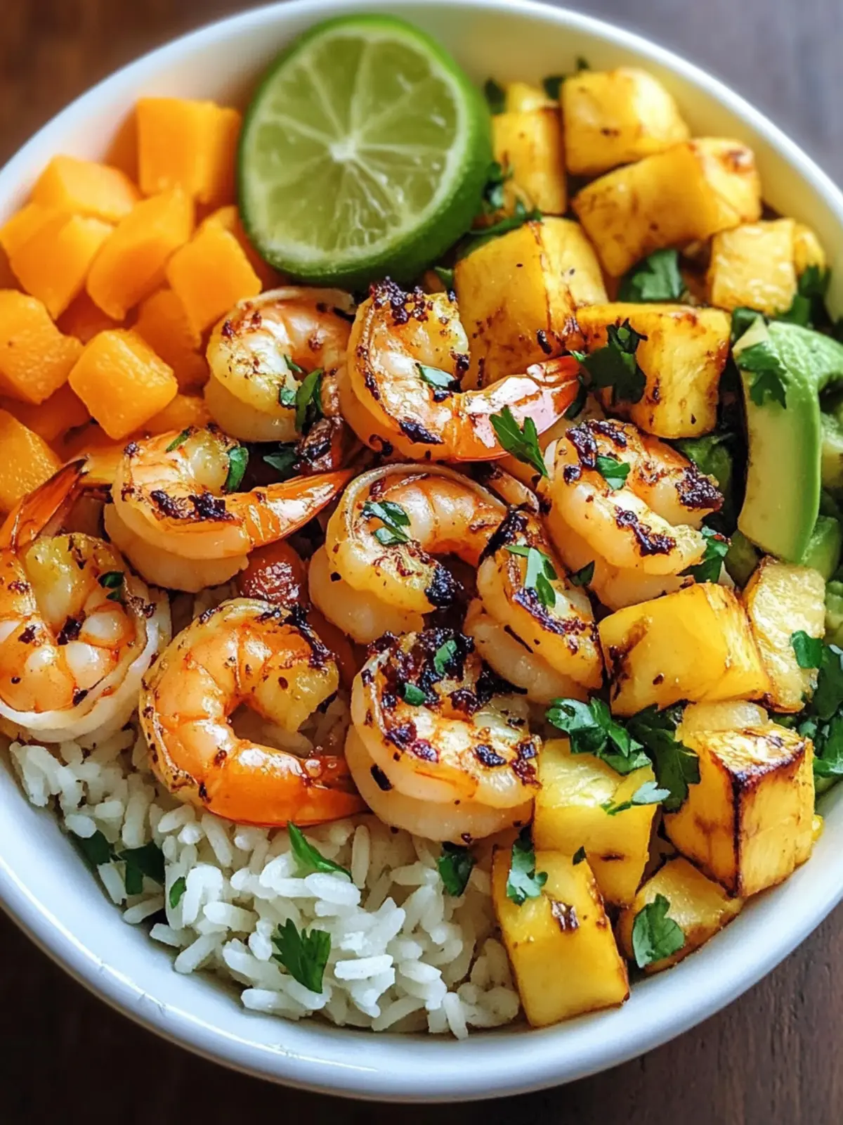 Delicious Tropical Shrimp Rice Bowl for a Flavor Escape Today 2 Delicious Tropical Shrimp Rice Bowl for a Flavor Escape