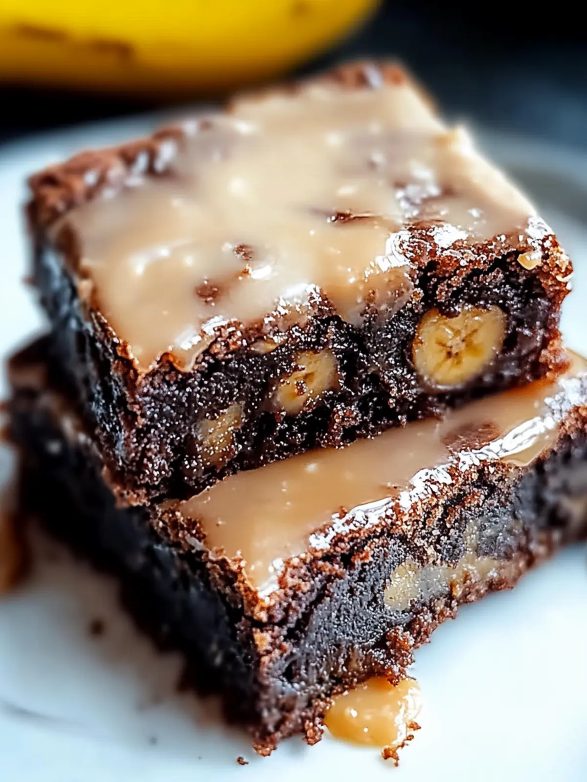 Banana Bread Brownies: A Sweet Twist You'll Crave Again! 4 Banana Bread Brownies
