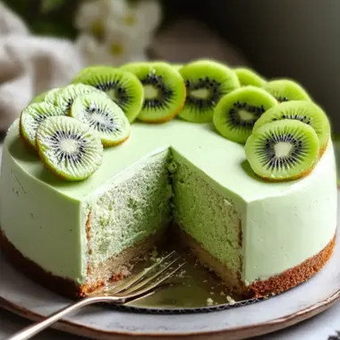 Delicious Kiwi Mousse Cake: A No-Bake Summer Delight 9 Kiwi Mousse Cake