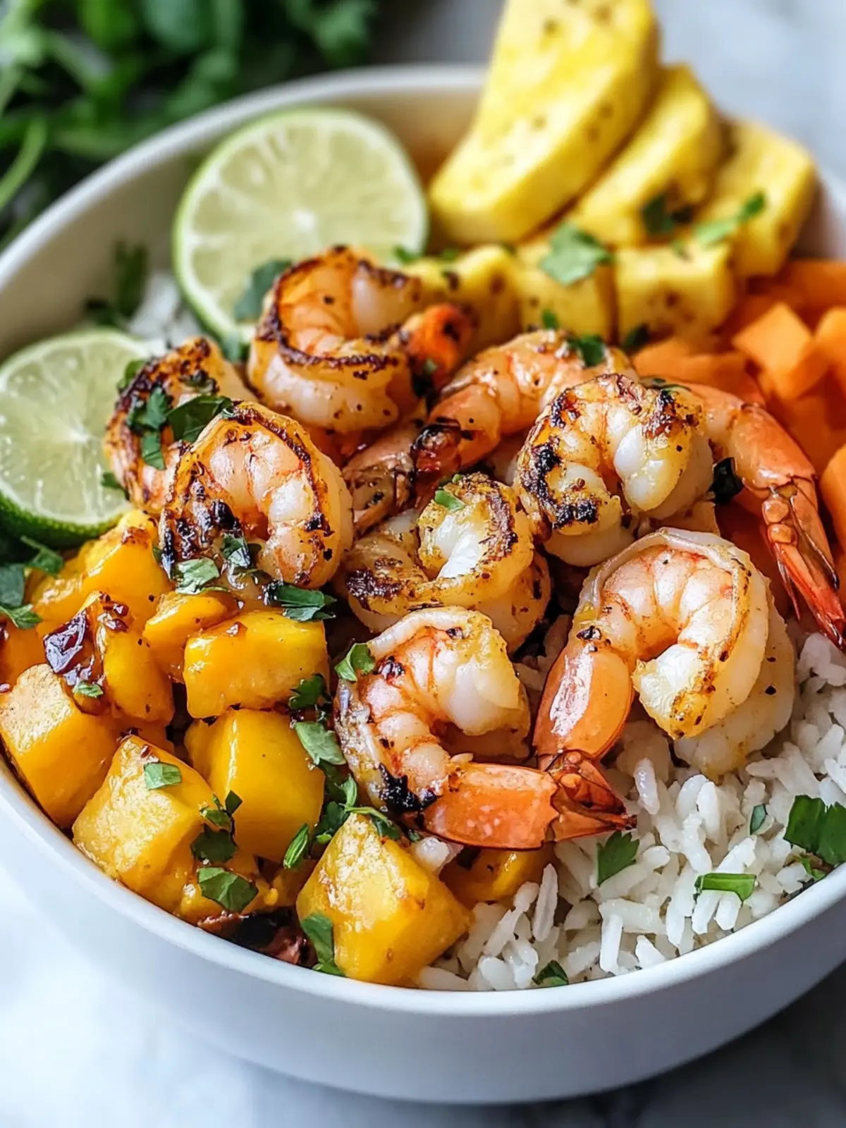 Delicious Tropical Shrimp Rice Bowl for a Flavor Escape Today 3 Delicious Tropical Shrimp Rice Bowl for a Flavor Escape