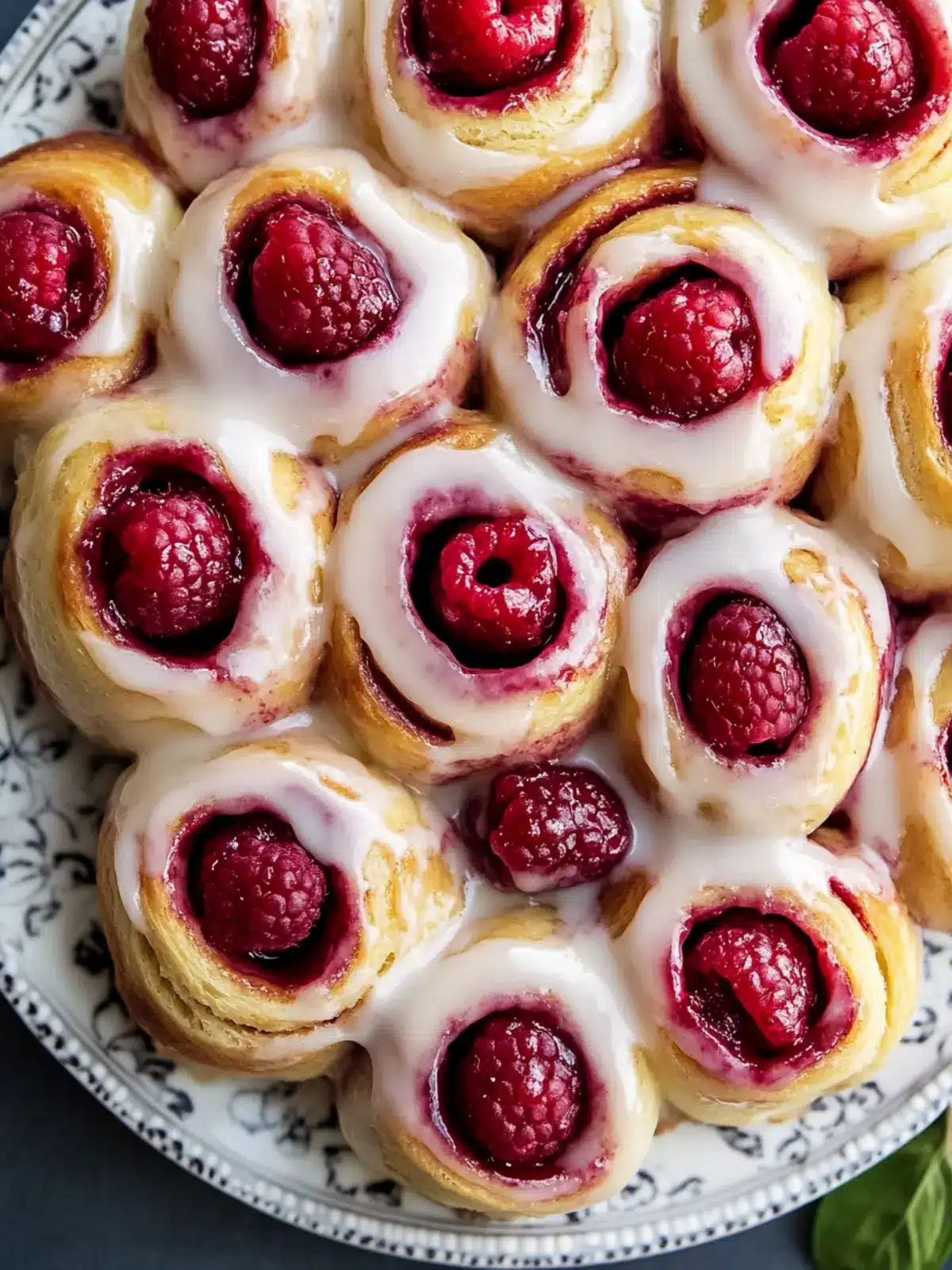 Raspberry Cinnamon Rolls with Lemon Glaze: A Refreshing Twist 2 Raspberry Cinnamon Rolls with Lemon Glaze