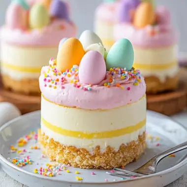 Colorful Mini Easter Cheesecakes Recipe You Can Make Anytime 9 Mini Easter Cheesecakes Recipe