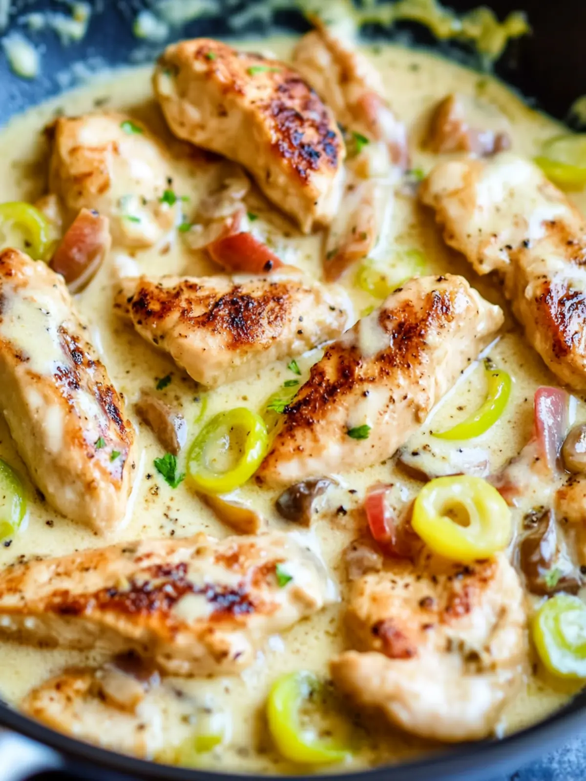 Creamy Pepperoncini Chicken Skillet: Quick Comfort in a Pan 2 Creamy Pepperoncini Chicken Skillet