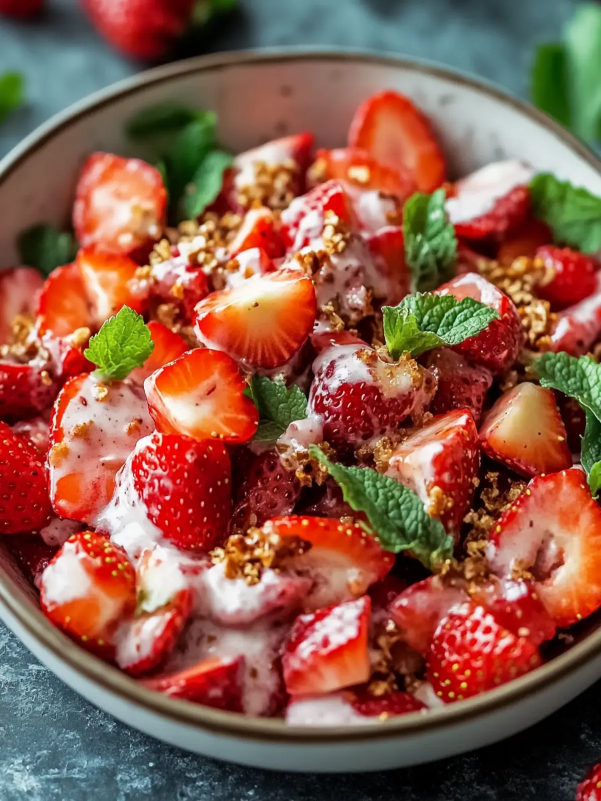 Refreshing Delicious Strawberry Crackle Salad for Summer Fun 4 Refreshing Delicious Strawberry Crackle Salad