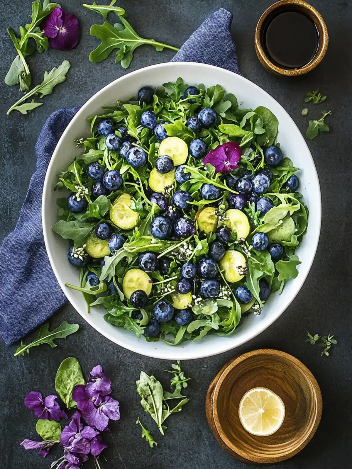 Vibrant Blueberry Arugula Herb Salad for Fresh Flavors 4 Blueberry Arugula Herb Salad