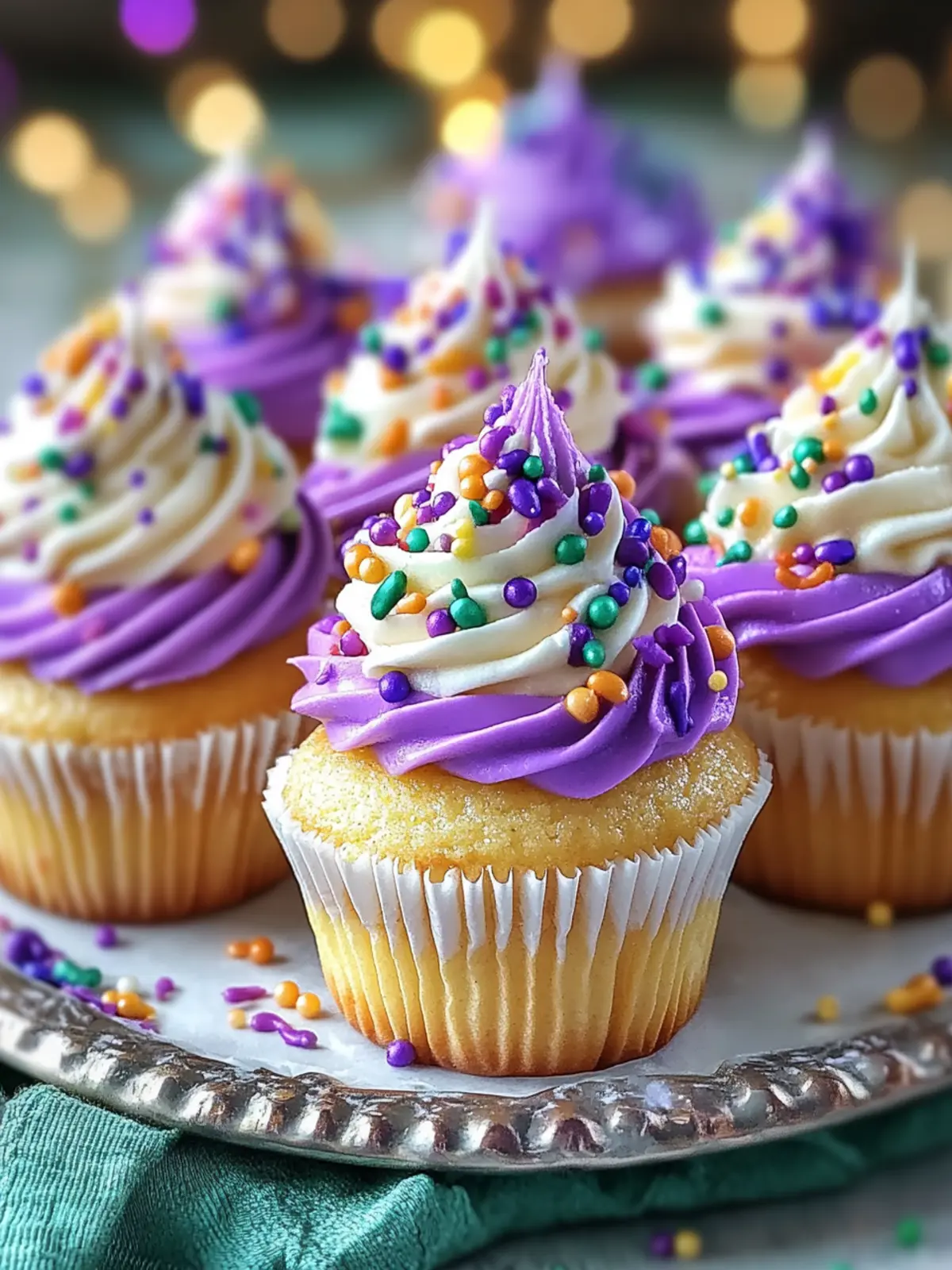 King Cake Cupcakes: A Festive Twist on a Classic Favorite 5 King Cake Cupcakes
