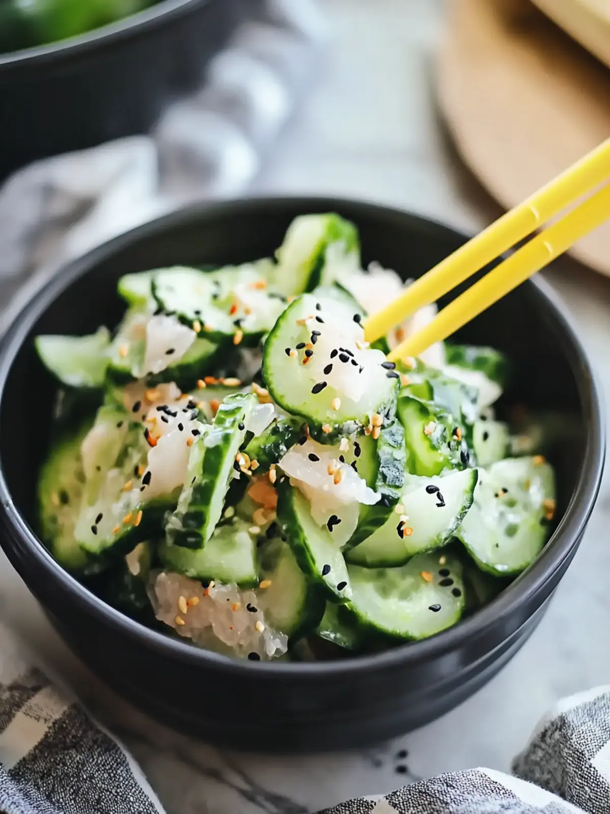 Sushi Cucumber Salad: Refreshing Crunch in Just 10 Minutes 2 Sushi Cucumber Salad
