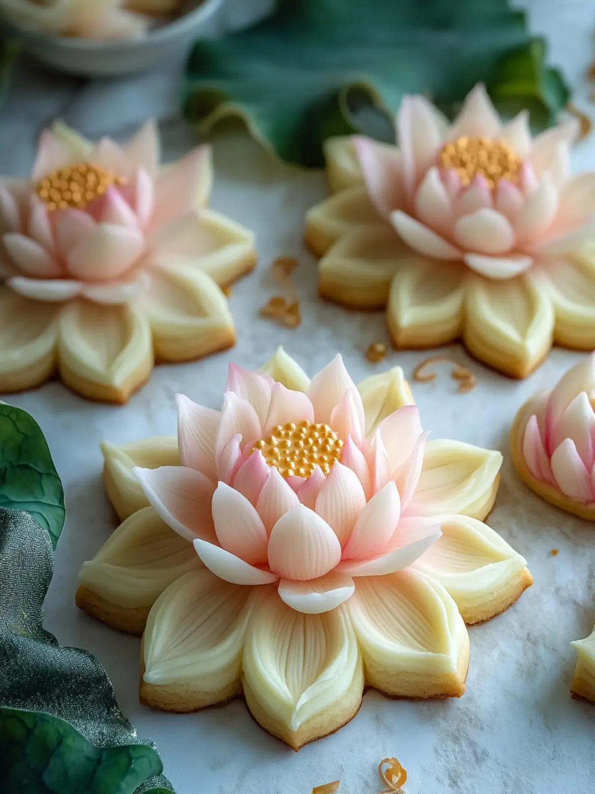 Delightful Lotus Flower Cookies That Brighten Any Gathering 3 Delightful Lotus Flower Cookies