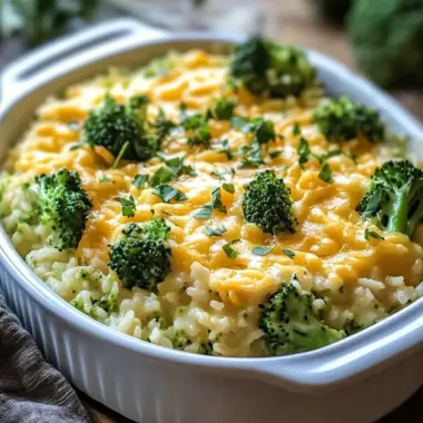 Broccoli Cheese Rice Casserole: Your Ultimate Cozy Comfort Dish 9 Broccoli Cheese Rice Casserole: Your Ultimate Cozy Comfort Dish