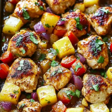 Delicious Hawaiian Chicken Sheet Pan for Effortless Weeknight Dinners 10 Hawaiian Chicken Sheet Pan