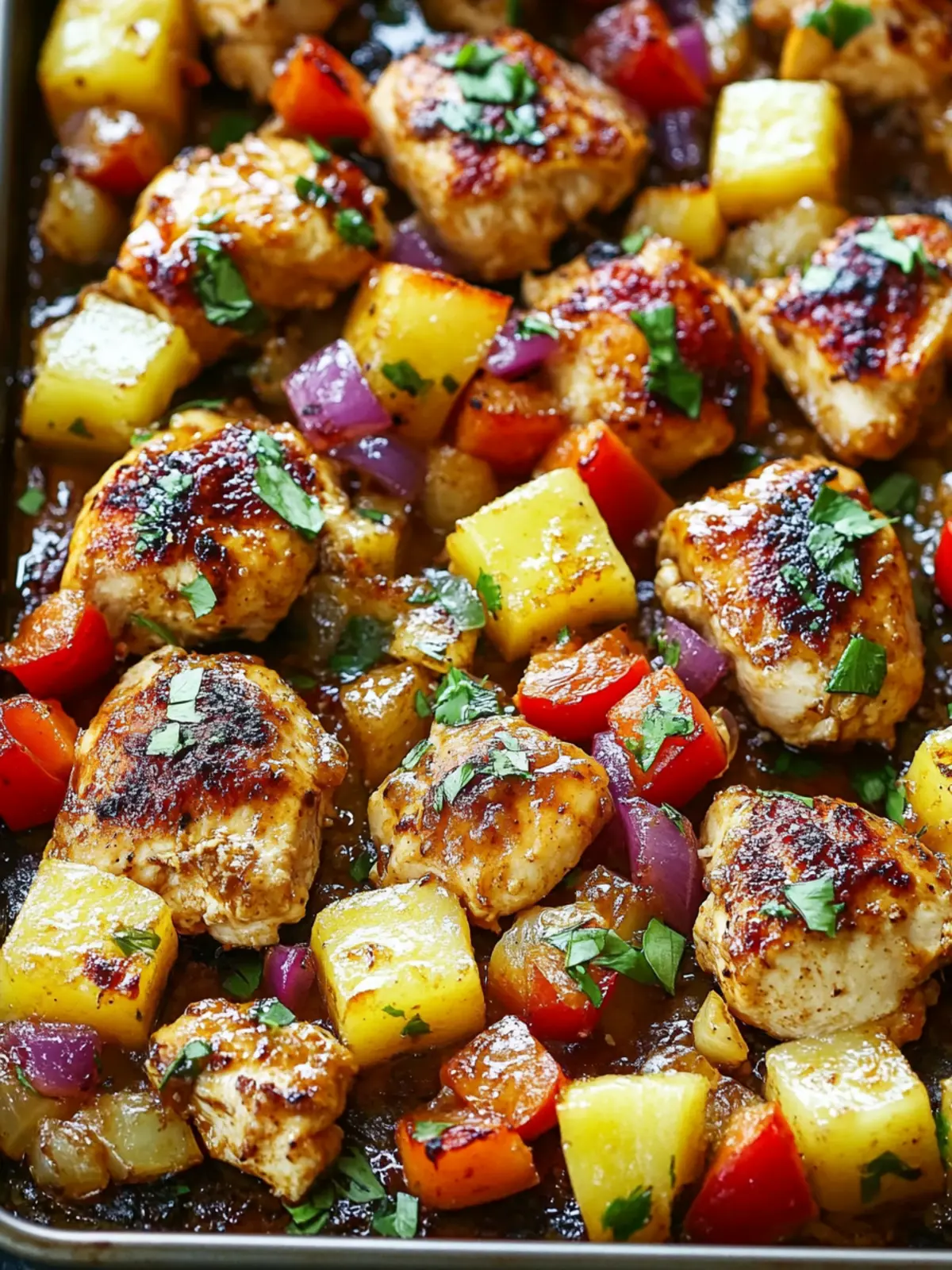 Delicious Hawaiian Chicken Sheet Pan for Effortless Weeknight Dinners 5 Hawaiian Chicken Sheet Pan