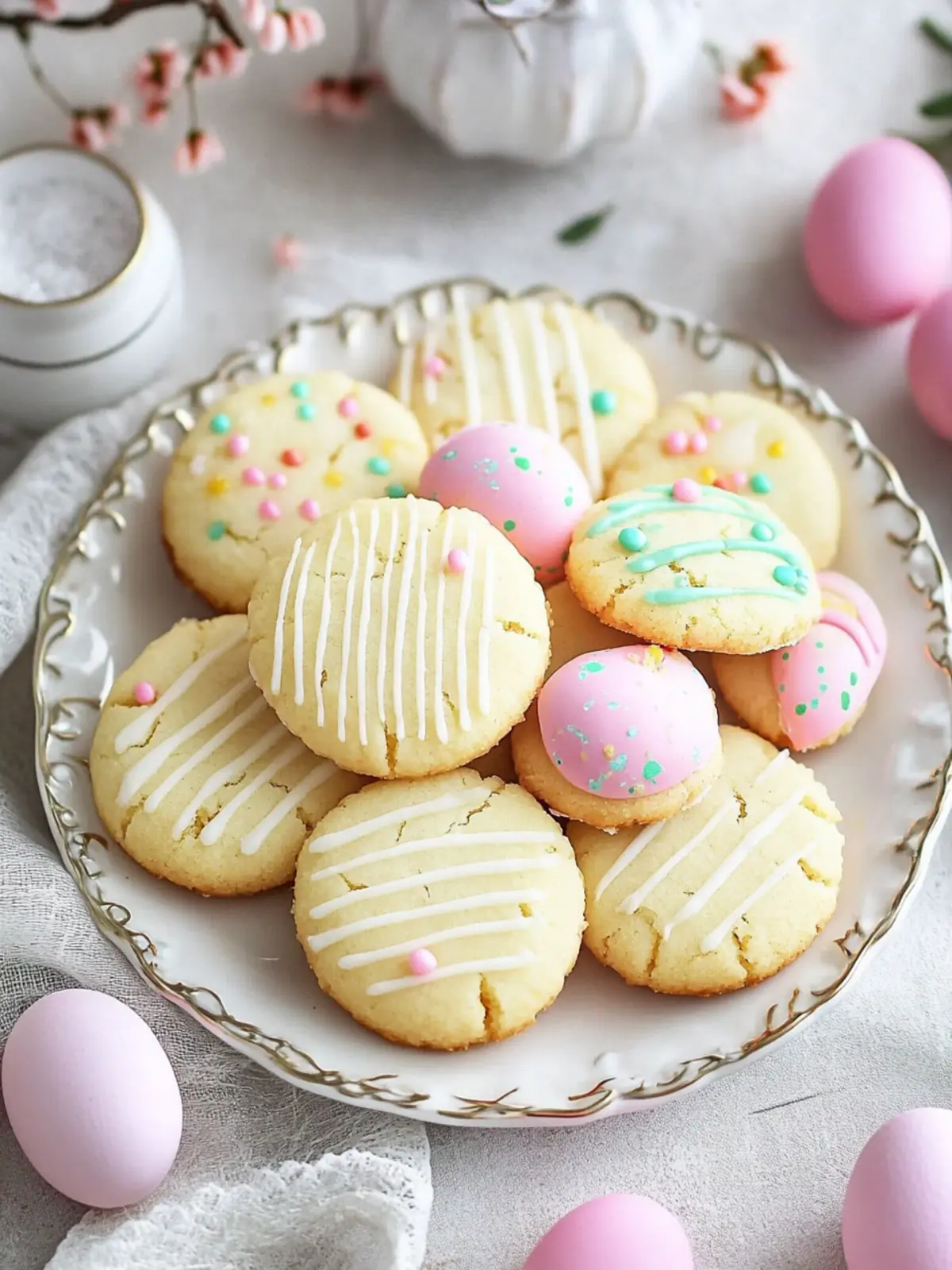 Melt-in-Your-Mouth Easter Shortbread Cookies to Celebrate 2 Easter Shortbread Cookies