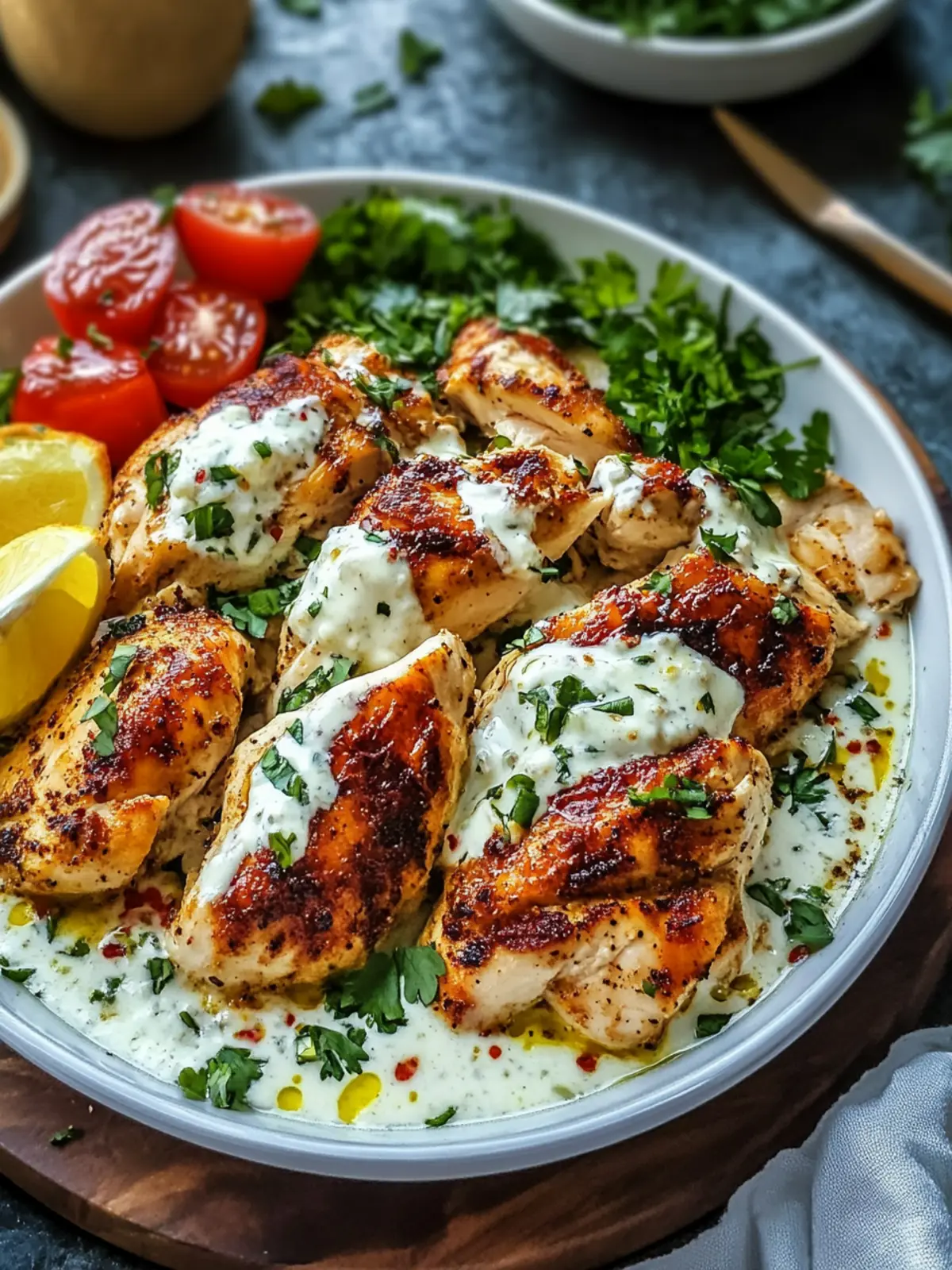 Delicious Turkish Chicken with Creamy White Sauce in 30 Minutes 2 Delicious Turkish Chicken with Creamy White Sauce in 30 Minutes